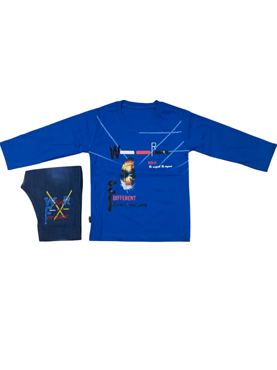 Full Sleeves Top and Pant Set - Mini Charm