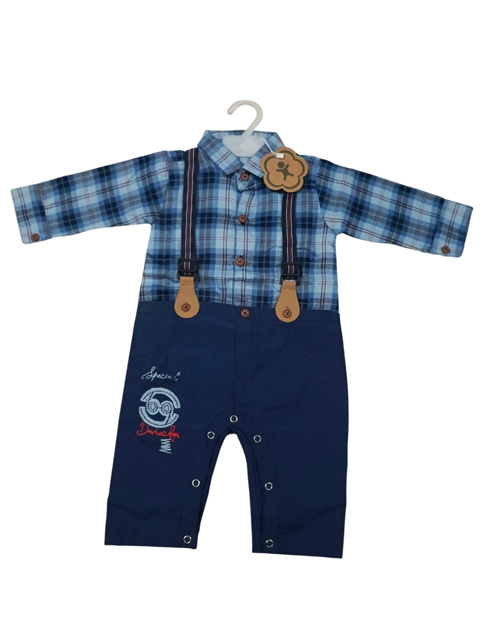 Baby Boy Full Sleeve Romper - Mini Charm