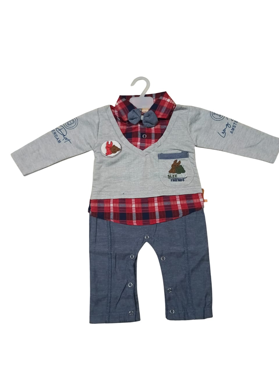Baby Boy Winter Romper - Mini Charm
