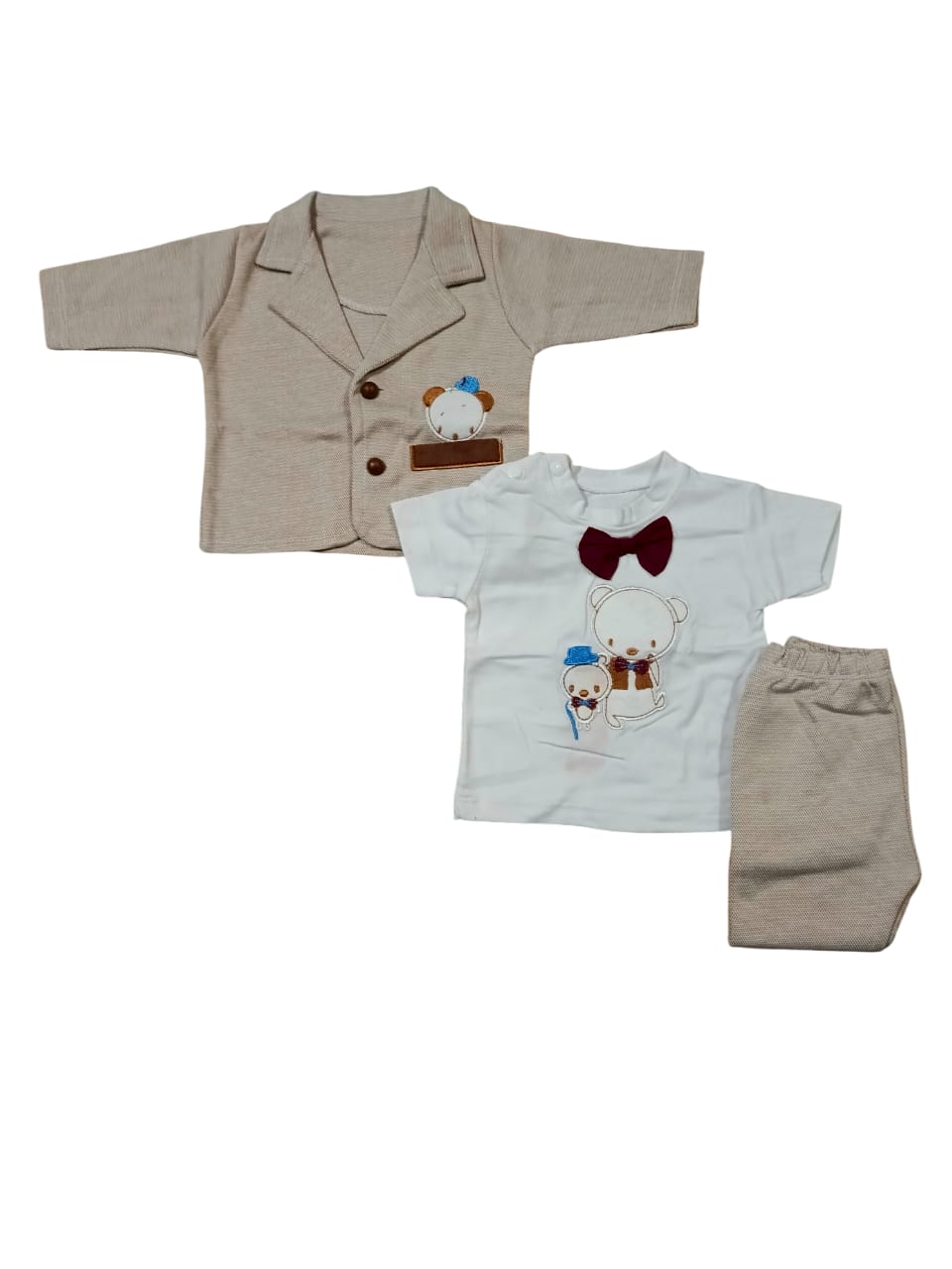Full Sleeves 3 Piece Suit - Mini Charm
