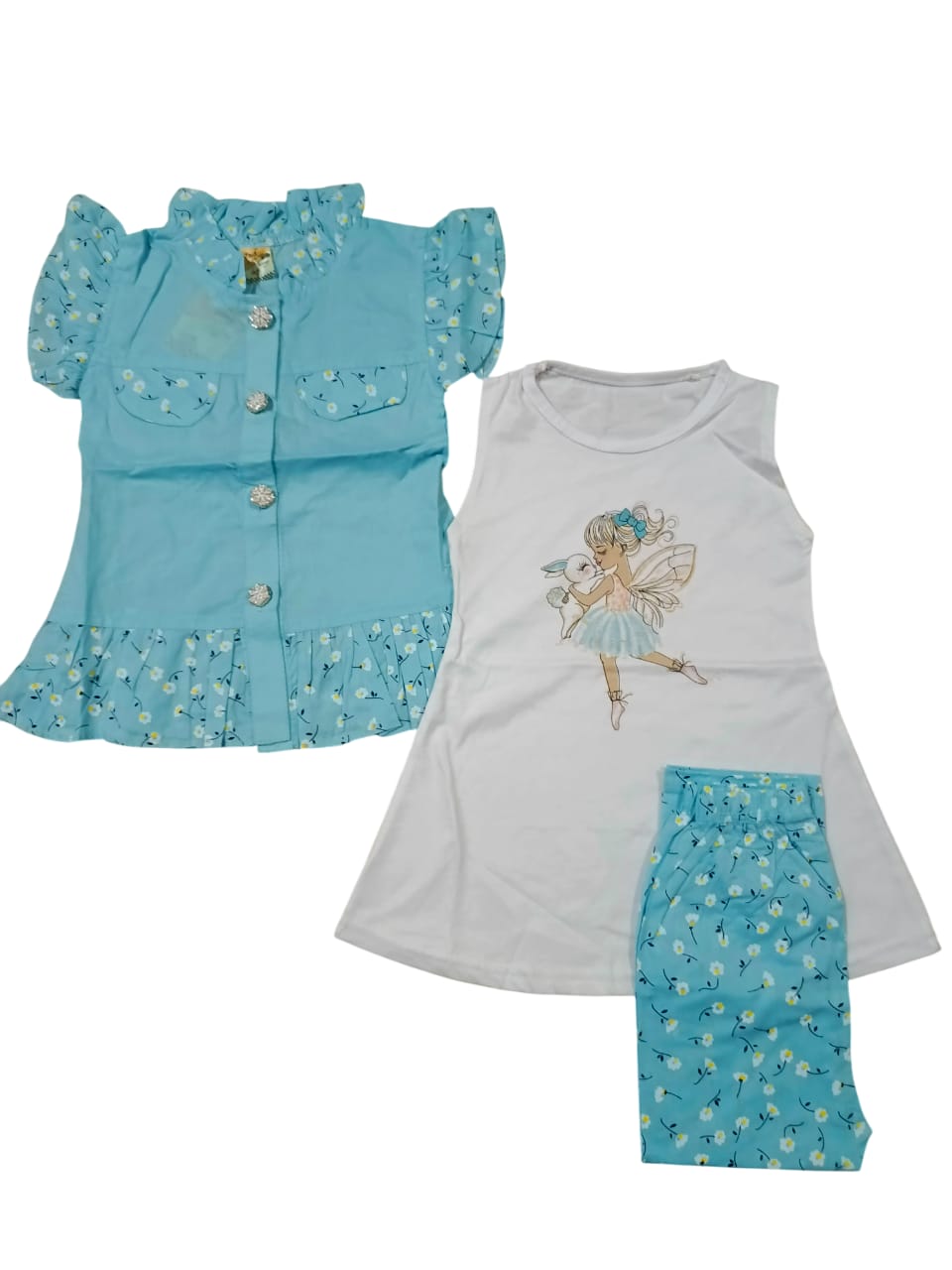 Cute baby girl Top and Leggings Set - Mini Charm