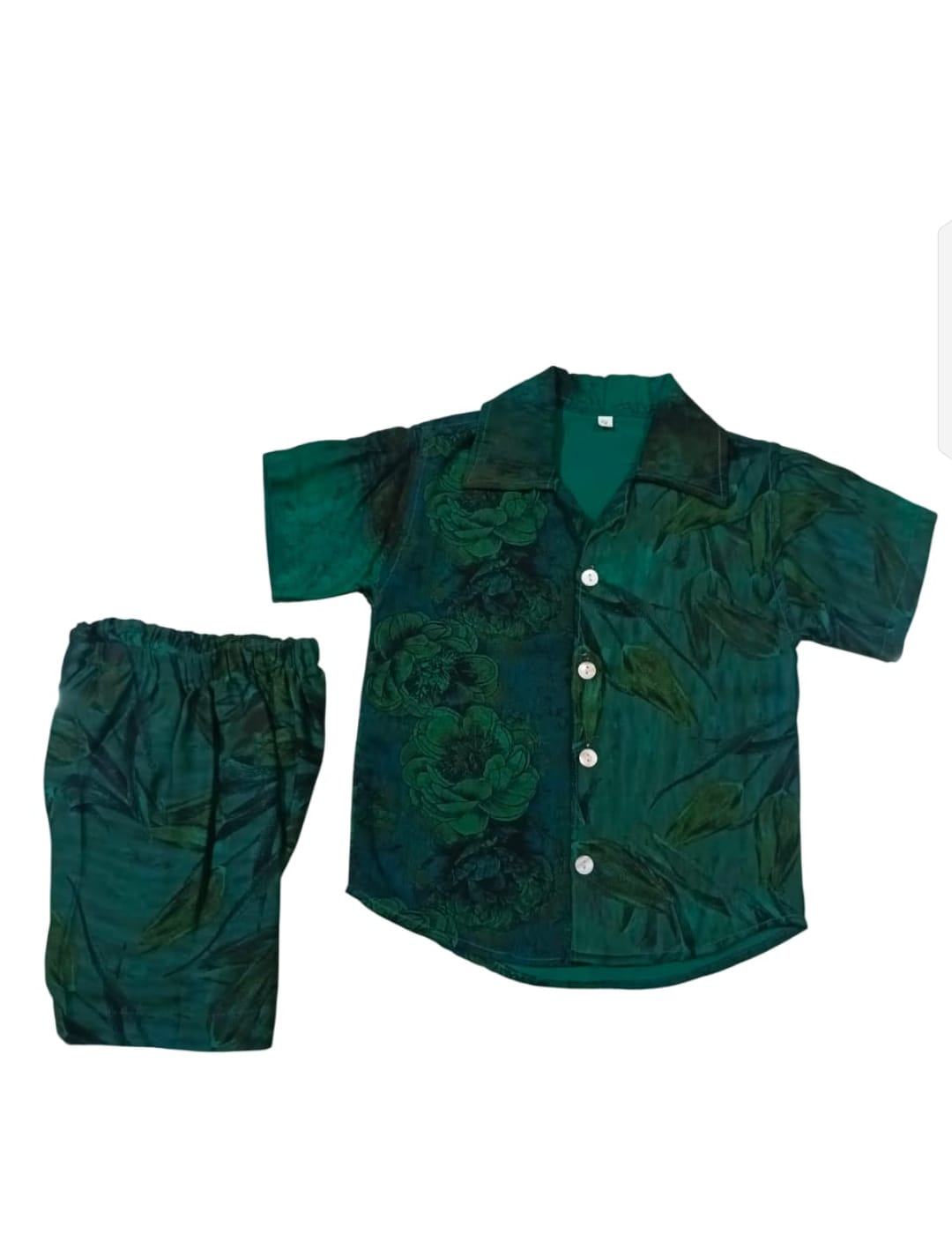 Baby Boy Half-Sleeves  Printed Shirt and Shorts Set - Mini Charm