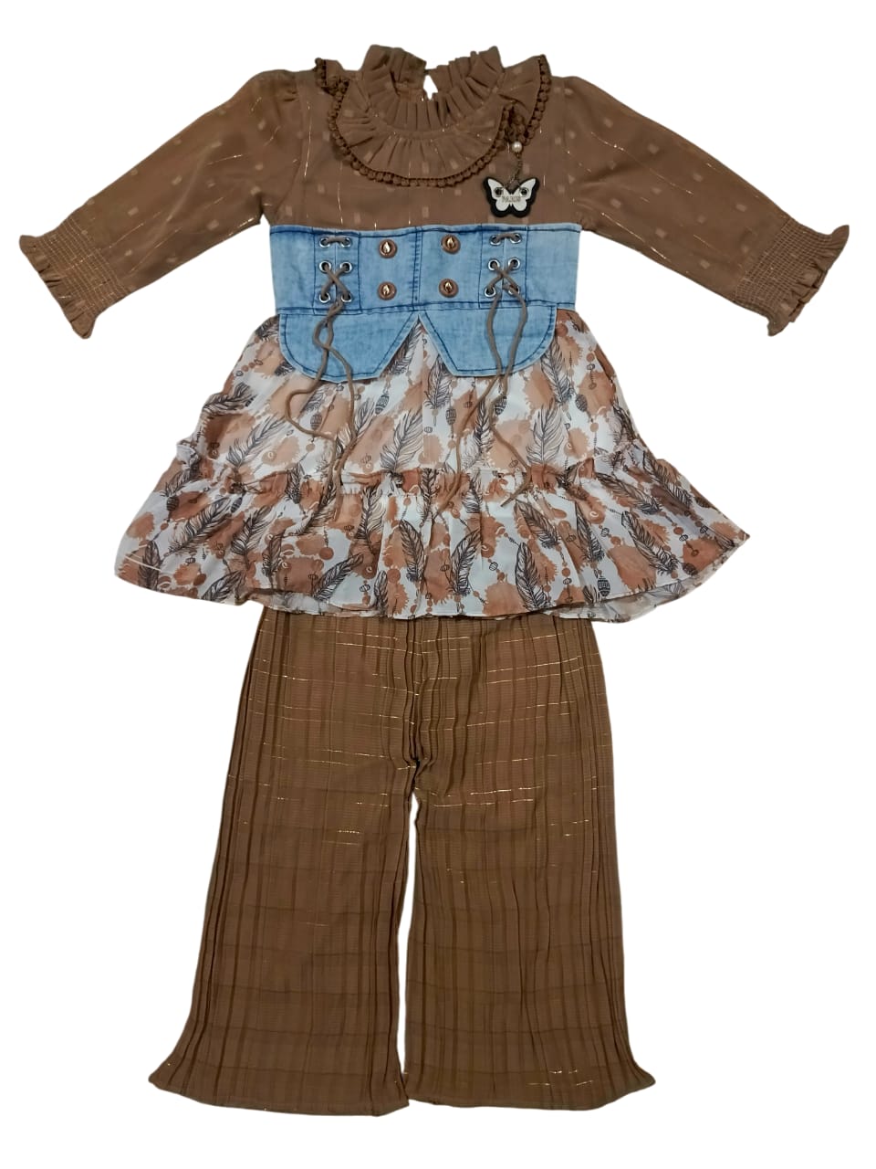 Lovely baby girl Dress and Leggings Set - Mini Charm